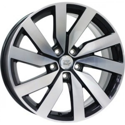WSP Italy Volkswagen (W468) Cheope W8 R18 PCD5x112 ET44 DIA57.1 gloss black polished